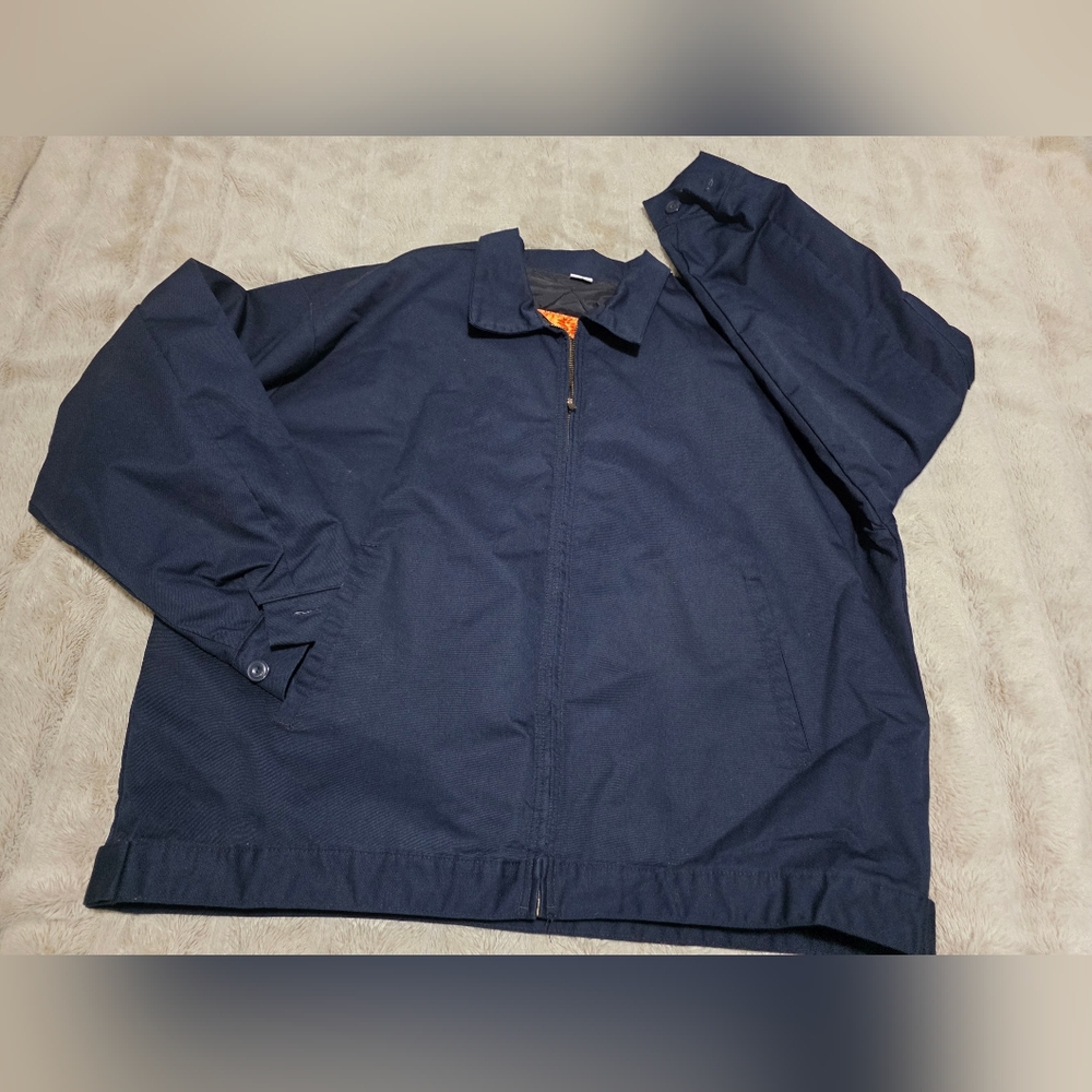 2XL Men's Red Kap Navy Bomber Work Jacket